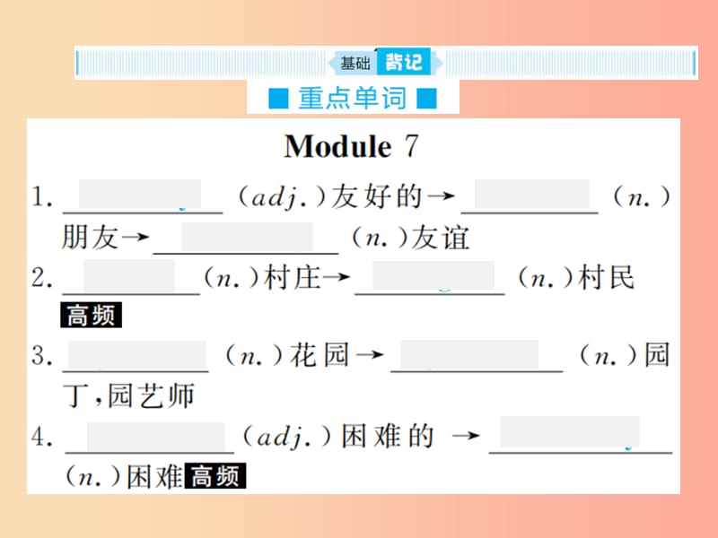 山东省2019年中考英语总复习 第一部分 七下 第四讲课件.ppt_第2页