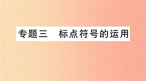 2019年七年級語文上冊 期末專題復(fù)習(xí)三 標點符號的運用課件 新人教版.ppt