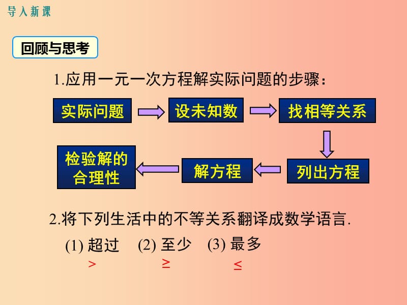 八年级数学下册第2章一元一次不等式与一元一次不等式组2.4一元一次不等式第2课时一元一次不等式的应用.ppt_第3页