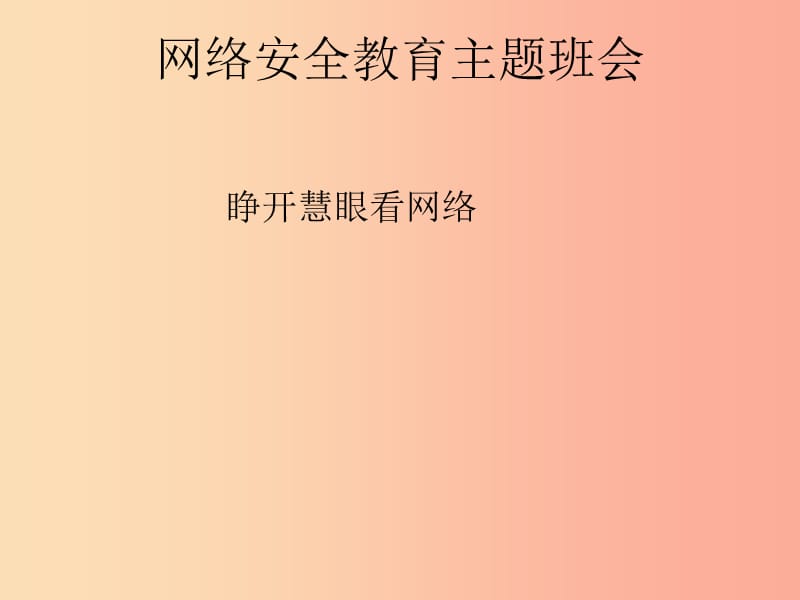 2019春七年级道德与法治下册 班会 网络安全教育课件 新人教版.ppt_第2页