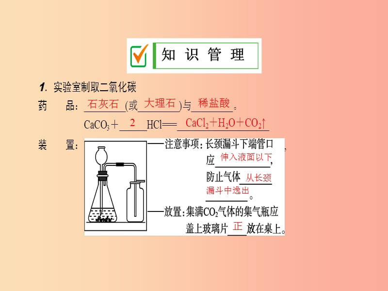 2019年秋九年级化学上册 第六单元 碳和碳的氧化物 课题2 二氧化碳制取的研究课件 新人教版.ppt_第3页