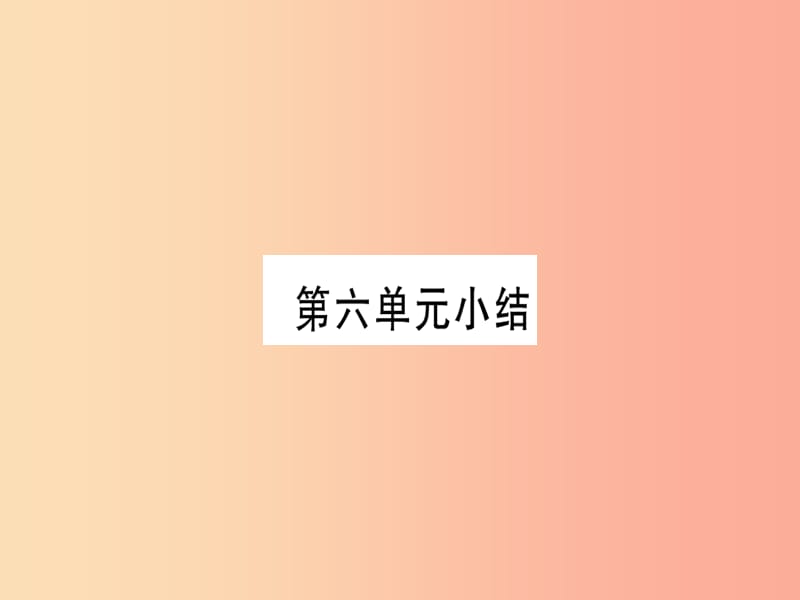 2019年秋九年级化学全册 第6单元 燃烧与燃料小结习题课件（新版）鲁教版.ppt_第1页