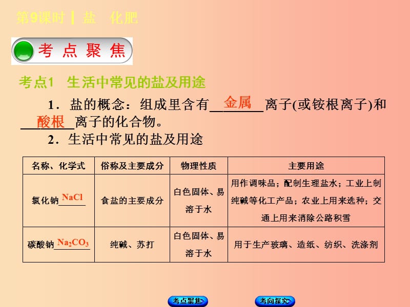 湖南省2019年中考化学复习主题一身边的化学物质第9课时盐化肥课件.ppt_第2页