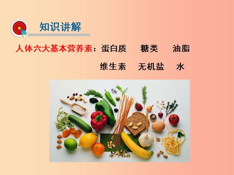 2019届九年级化学下册 第12单元 化学与生活 课题1 人类重要的营养物质课件 新人教版.ppt_第3页