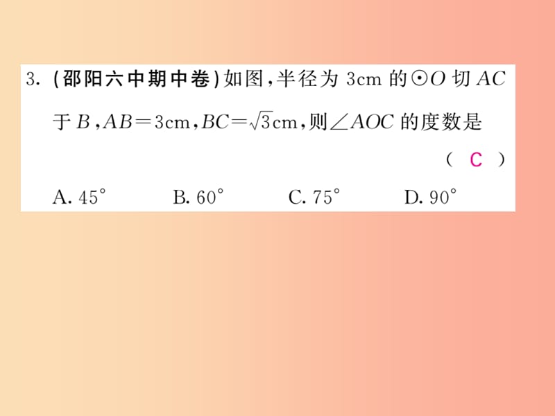 九年级数学下册专项训练七圆习题课件新版湘教版.ppt_第3页