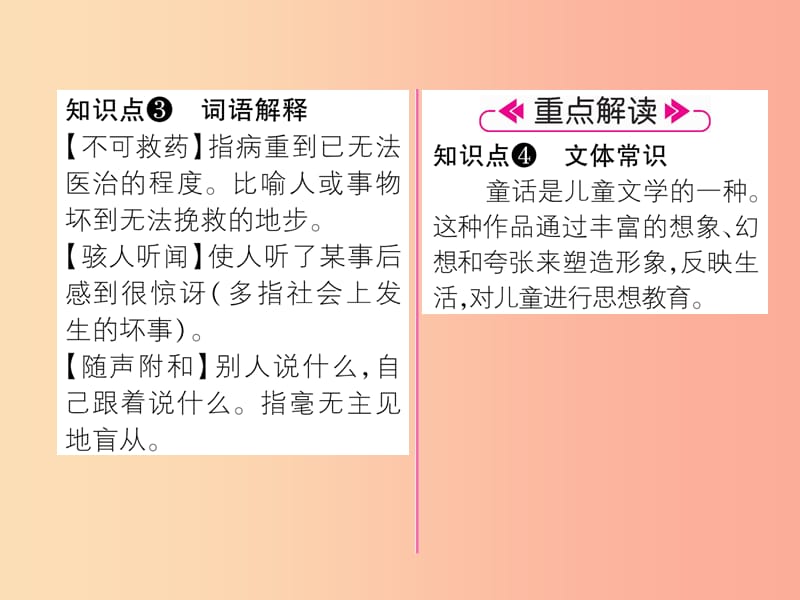 毕节地区2019年七年级语文上册第6单元19皇帝的新衣习题课件新人教版.ppt_第3页