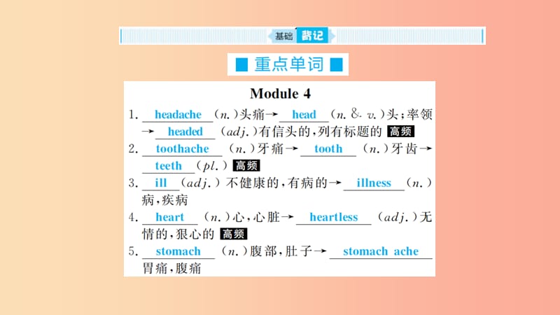 山东省2019年中考英语一轮复习 八下 第10讲 Module 4-Revision module A课件.ppt_第3页