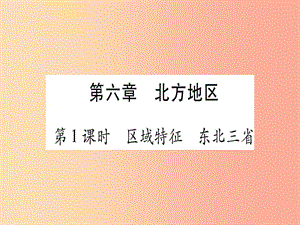 廣西2019年中考地理總復(fù)習(xí)八下第6章北方地區(qū)習(xí)題課件.ppt