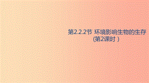 七年級生物上冊 2.2.2環(huán)境影響生物的生存（第2課時）課件 （新版）蘇科版.ppt