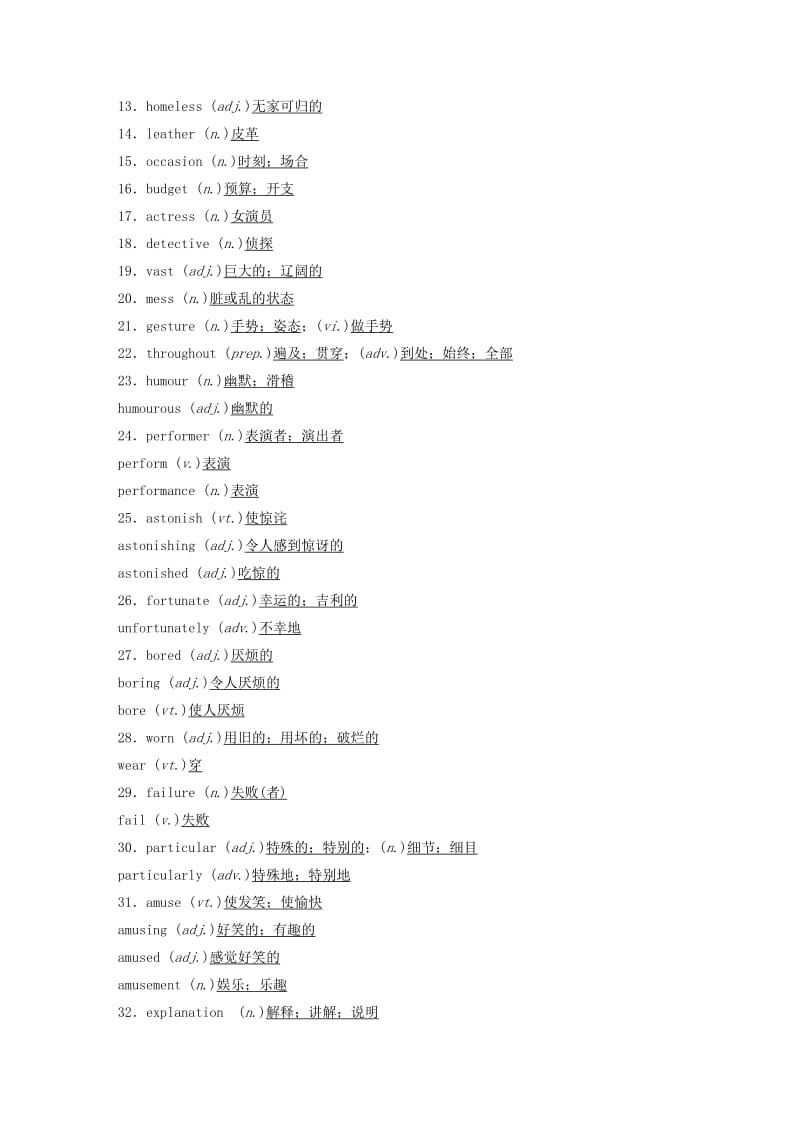 2019-2020年高考英语一轮复习 Unit 3 A taste of English humour素材 新人教版必修4.doc_第3页