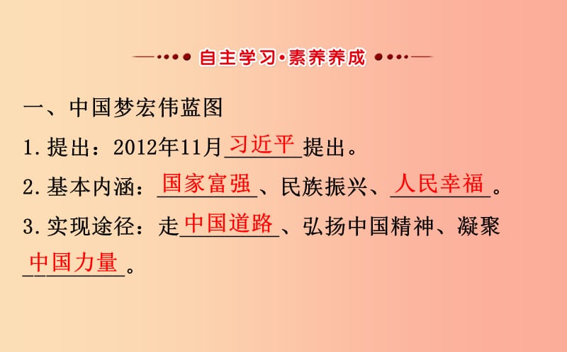 2019版八年级历史下册第三单元中国特色社会主义道路3.11为实现中国梦而努力奋斗教学课件新人教版.ppt_第2页