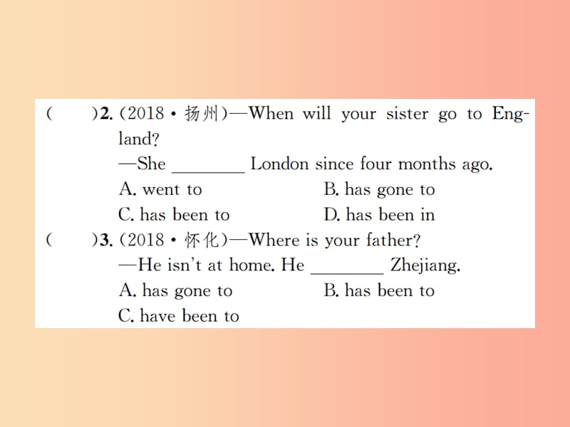 云南专版2019年中考英语总复习第一部分教材同步复习篇第十四课时八下Units9_10习题课件.ppt_第3页