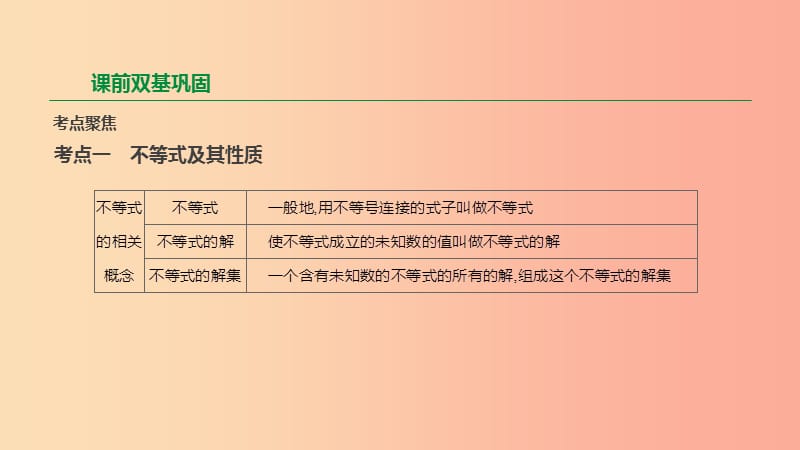 2019年中考数学专题复习 第二单元 方程（组）与不等式（组）第08课时 一元一次不等式（组）课件.ppt_第2页