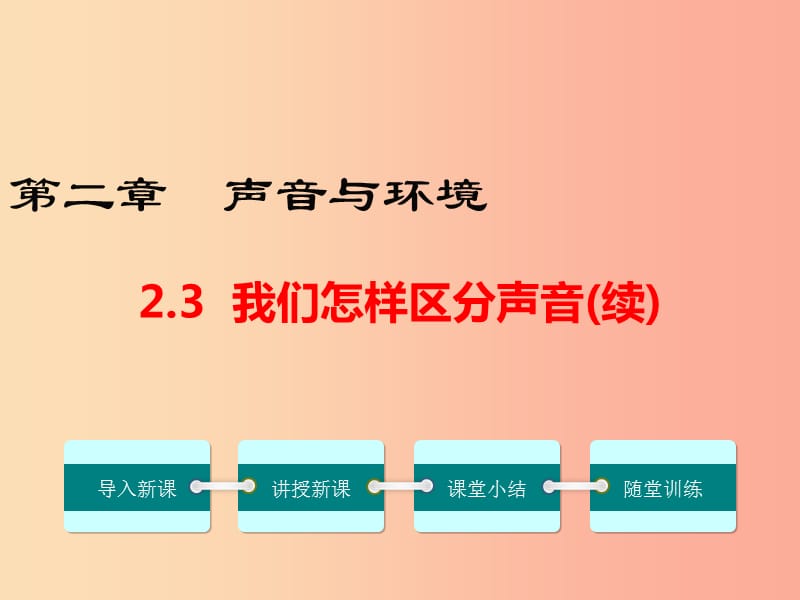 八年级物理上册 2.3 我们怎样区分声音（续）课件 （新版）粤教沪版.ppt_第1页