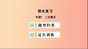 八年級數(shù)學下冊 專題1 二次根式課件 新人教版.ppt