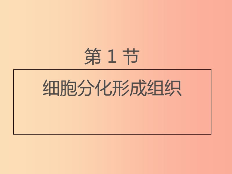 七年级生物上册 2.4.1《细胞分化形成组织》课件1 新人教版.ppt_第1页