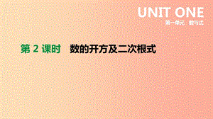 河北省2019年中考數(shù)學(xué)總復(fù)習(xí) 第一單元 數(shù)與式 第02課時(shí) 數(shù)的開方及二次根式02課件.ppt