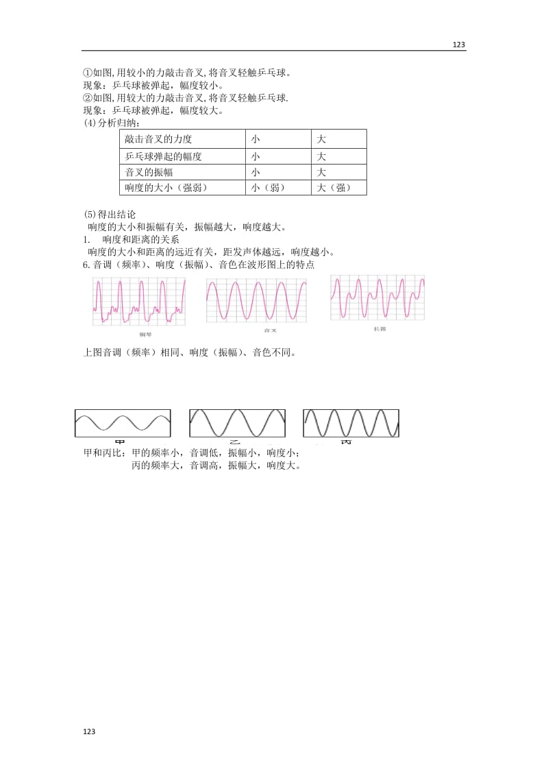 最新2.2声音的特性教案课时练_第3页