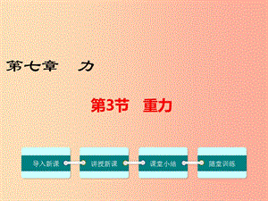 2019年春八年級物理下冊 第七章 第3節(jié) 重力課件 新人教版.ppt