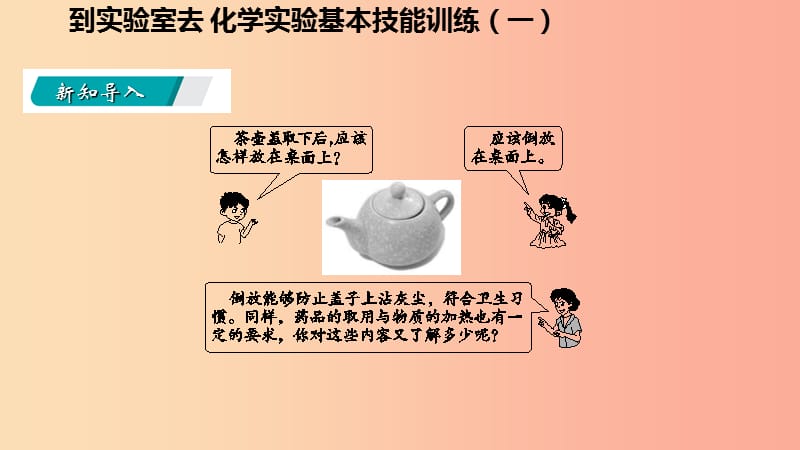 九年级化学上册第一单元步入化学殿堂到实验室去化学实验基本技能训练（一）（第2课时）药品的取用物质的加热.ppt_第3页