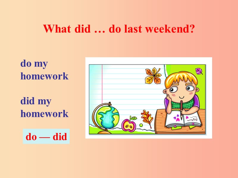 七年级英语下册 Unit 12《What did you do last weekend》Section A-1课件 新人教版.ppt_第2页