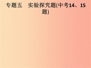 安徽省2019年中考化學(xué)復(fù)習(xí) 專(zhuān)題突破5 實(shí)驗(yàn)探究題課件.ppt