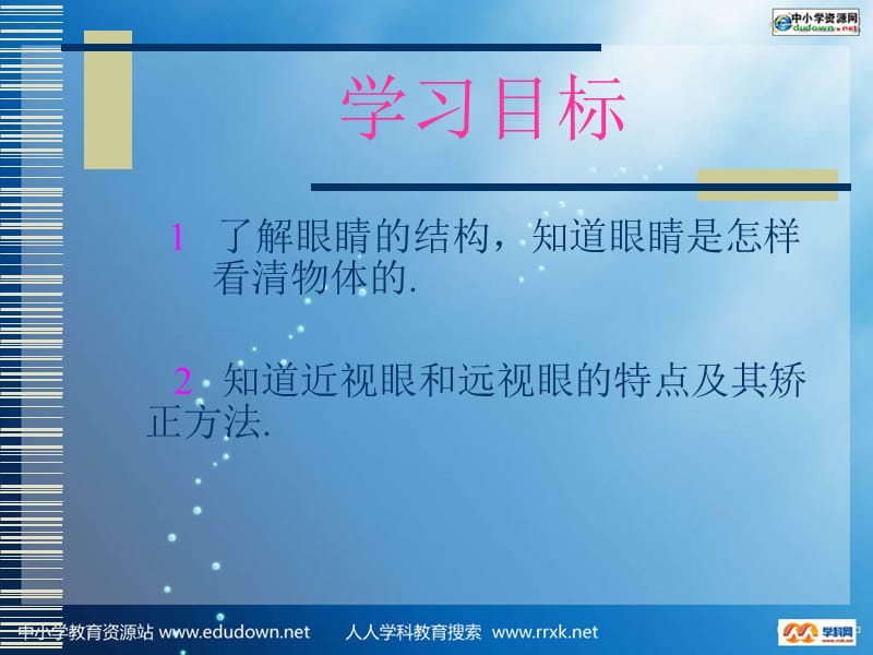 人教版物理八下《眼睛和眼镜》.ppt_第2页