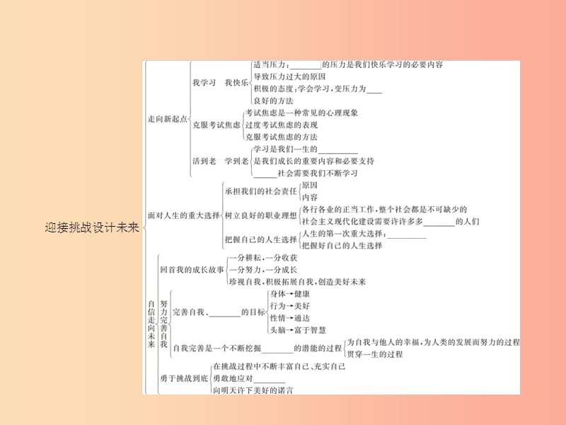 九年级政治全册 第五单元 迎接挑战 设计未来整合课件 湘教版.ppt_第2页