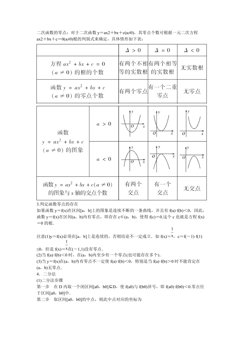 2019-2020年高考数学 第十二节 函数与方程教材.doc_第2页