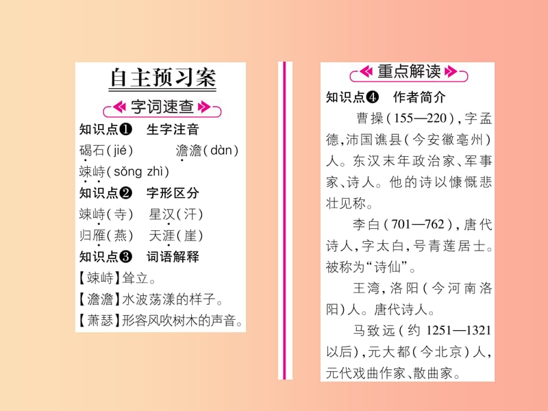 2019年七年级语文上册第一单元4古代诗歌四首古文今译习题课件新人教版.ppt_第2页