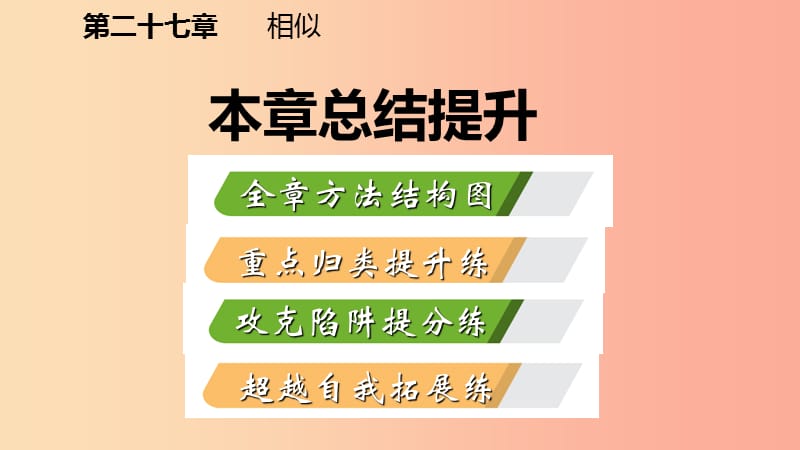 九年级数学下册 第二十七章 相似本章总结提升课件 新人教版.ppt_第2页