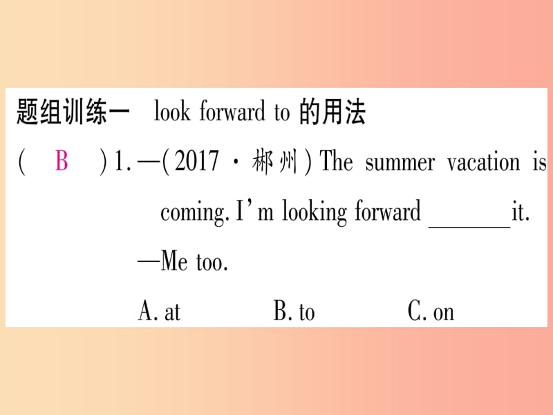 九年级英语全册Unit14IremembermeetingallofyouinGrade7重难点题组突破课堂导练含2019中考真题新版.ppt_第2页