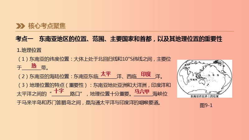 江西省2019年中考地理复习第三部分世界地理下第09课时东南亚与中东课件.ppt_第2页