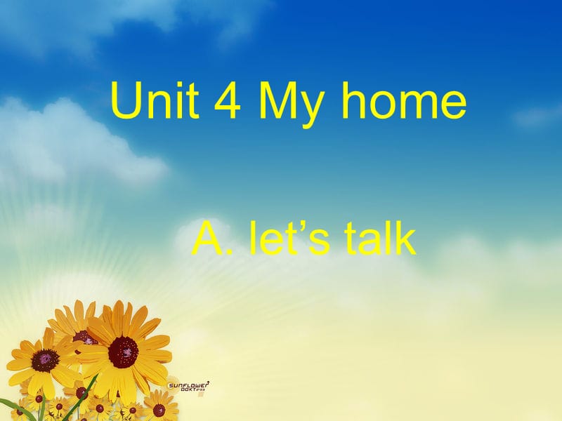 EP英语四上Unit4myhome第一课时.ppt_第2页