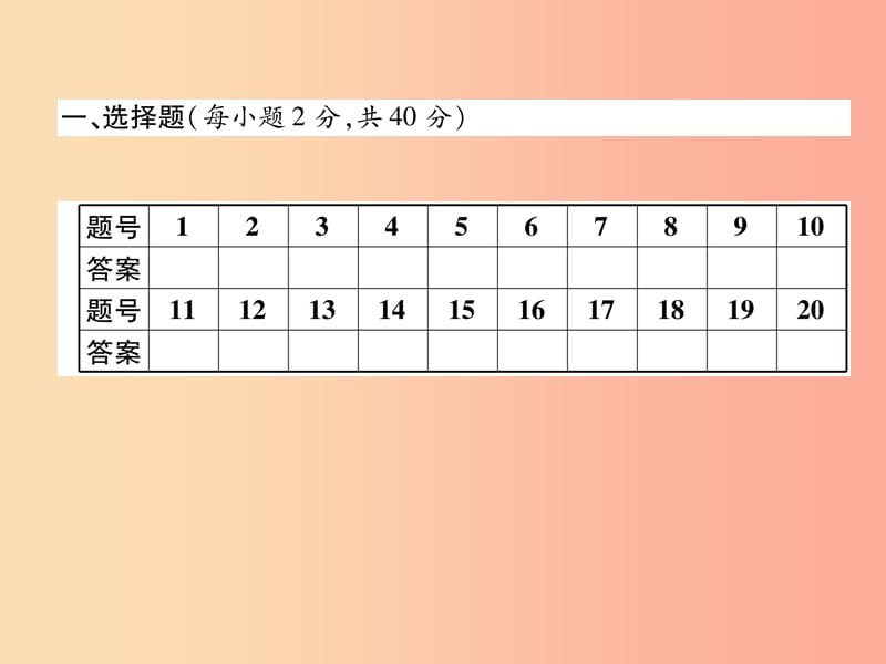 2019年八年级生物上册 第5单元 第2、3章达标测试题课件 新人教版.ppt_第2页