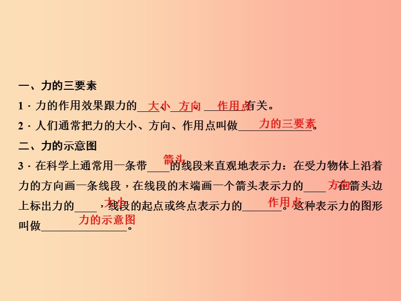 七年级科学下册 第3章 第2节 力的存在（第3课时 力的三要素）习题课件 浙教版.ppt_第3页