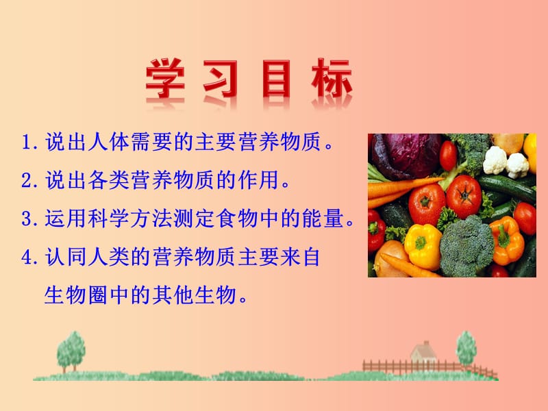 七年级生物下册 第四单元 生物圈中的人 第二章 人体的营养 第一节 食物中的营养物质教学课件 新人教版.ppt_第3页