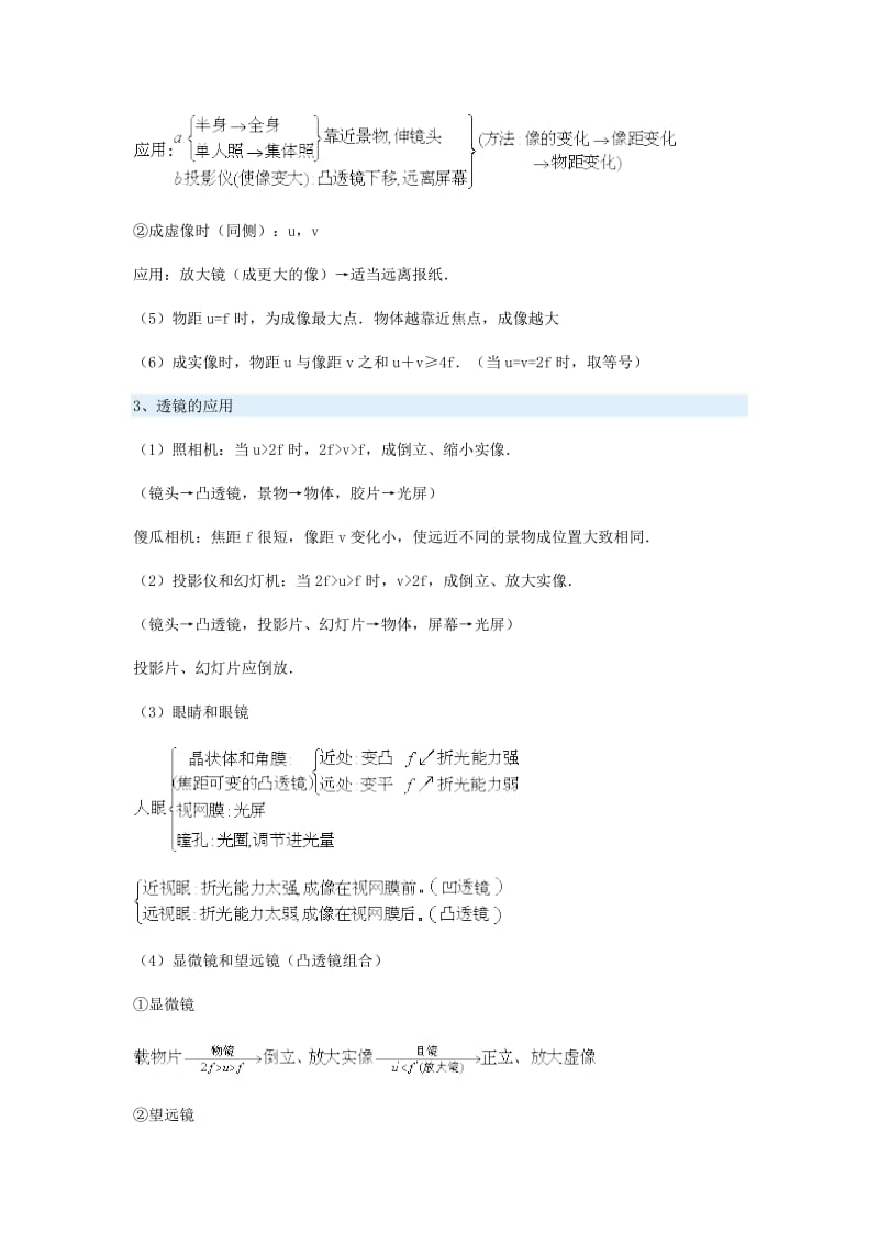 2019-2020年中考物理专题复习 第四讲 透镜及其应用.doc_第2页