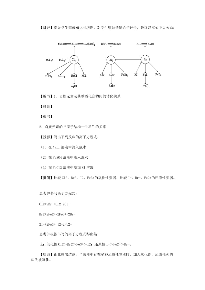 2019-2020年高考化学二轮复习 全套教学案详细解析 卤族元素 新课标.doc_第2页