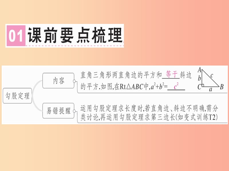 广东专版八年级数学上册第一章勾股定理1.1探索勾股定理1习题讲评课件（新版）北师大版.ppt_第2页