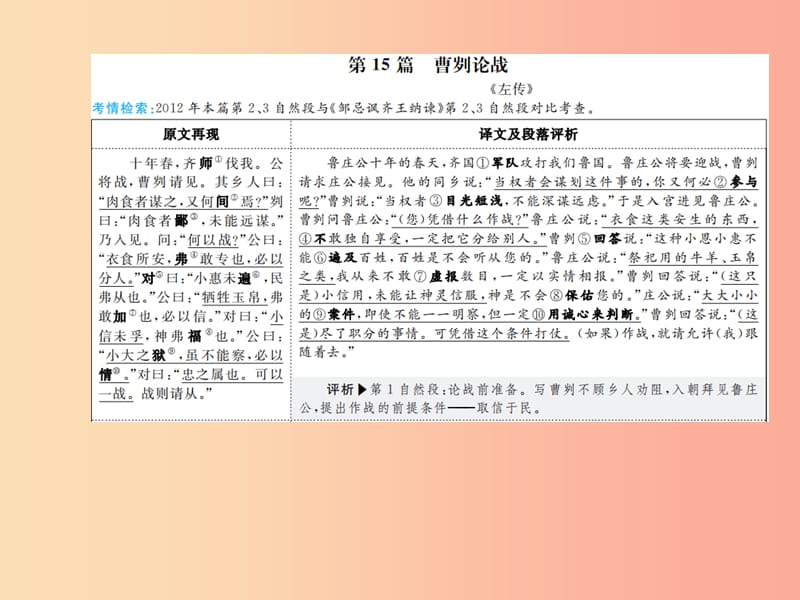 安徽省2019年中考语文 课内文言文复习课件3.ppt_第1页