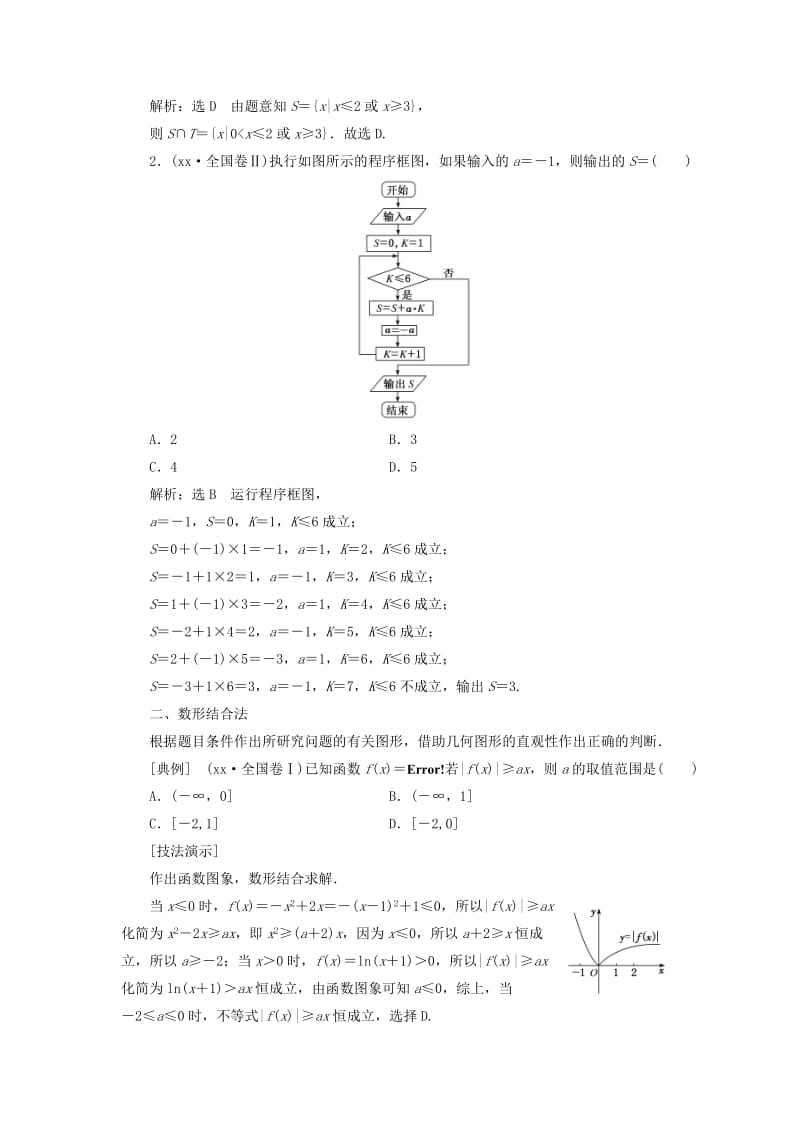 2019-2020年高考数学二轮复习第二部分板块（一）系统思想方法——融会贯通教学案理.doc_第2页