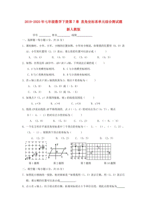 2019-2020年七年級數(shù)學(xué)下冊第7章 直角坐標(biāo)系單元綜合測試題 新人教版.doc