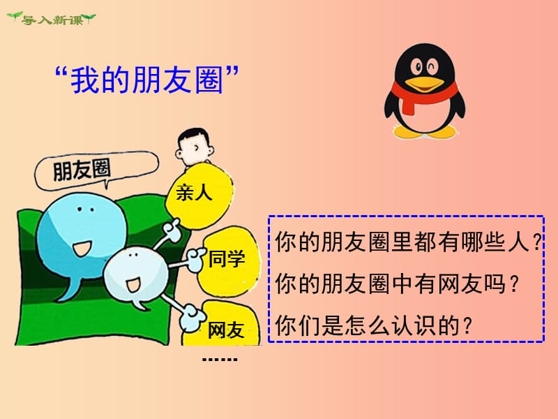 七年级道德与法治上册 第二单元 友谊的天空 第五课 交友的智慧 第2框 网上交友新时空课件 新人教版 (2).ppt_第2页