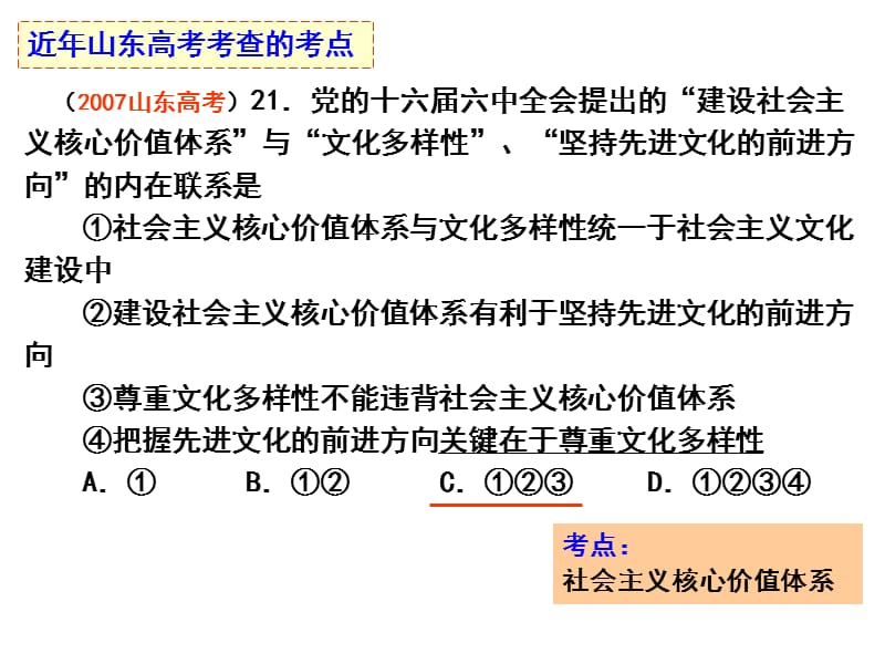 专题十二(发展中国特色社会主义文化).ppt_第3页