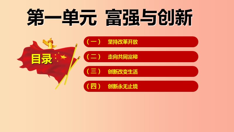 九年级道德与法治上册 第一单元 富强与创新 第一课 踏上强国之路 第一框 坚持改革开放课件1 新人教版.ppt_第2页