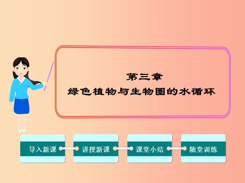 七年级生物上册 第三单元 第三章 绿色植物与生物圈的水循环课件 新人教版.ppt_第1页