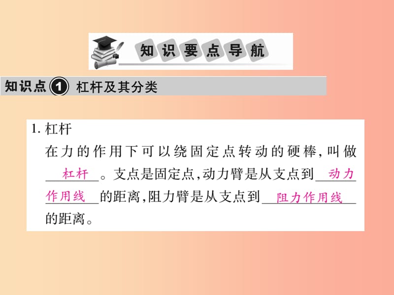 2019中考物理第一部分基础知识复习第二章力学第7讲简单机械第1课时杠杆复习课件.ppt_第2页