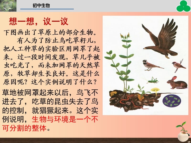 2019年七年级生物上册 1.2.2 生物与环境组成生态系统教学课件 新人教版.ppt_第2页