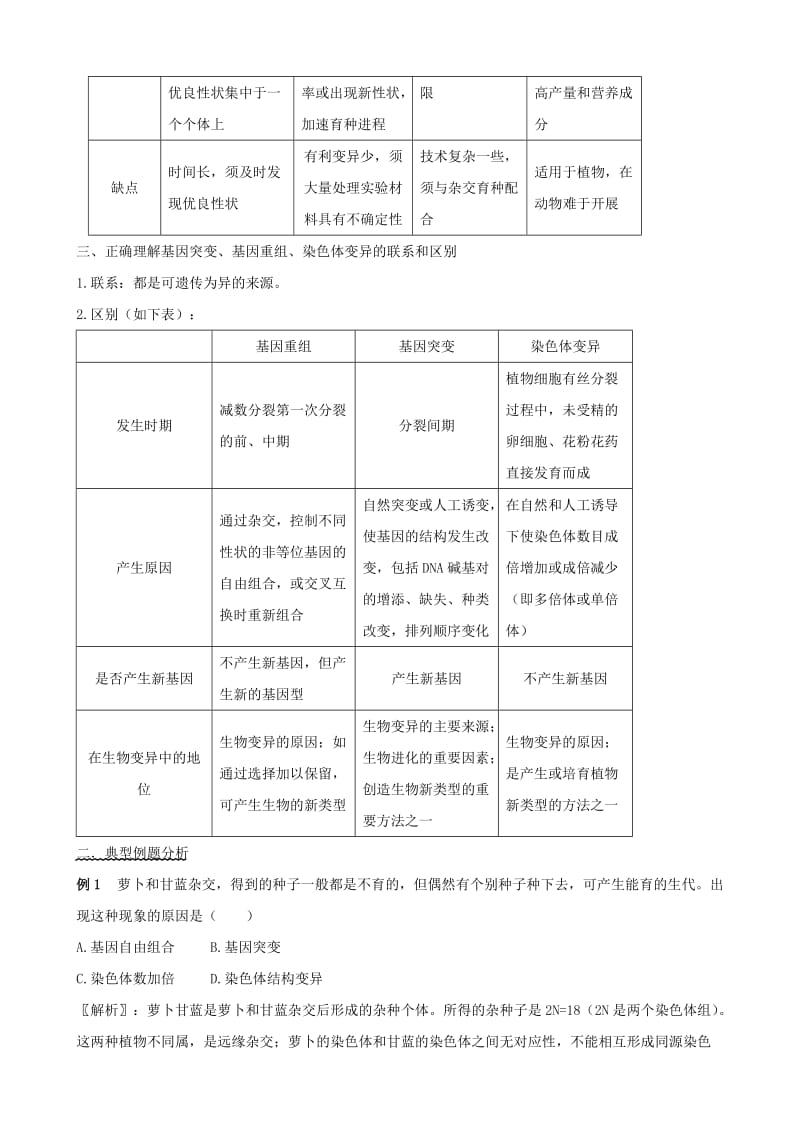 2019-2020年高考生物一轮复习 5.2 染色体变异教案 新人教版.doc_第2页